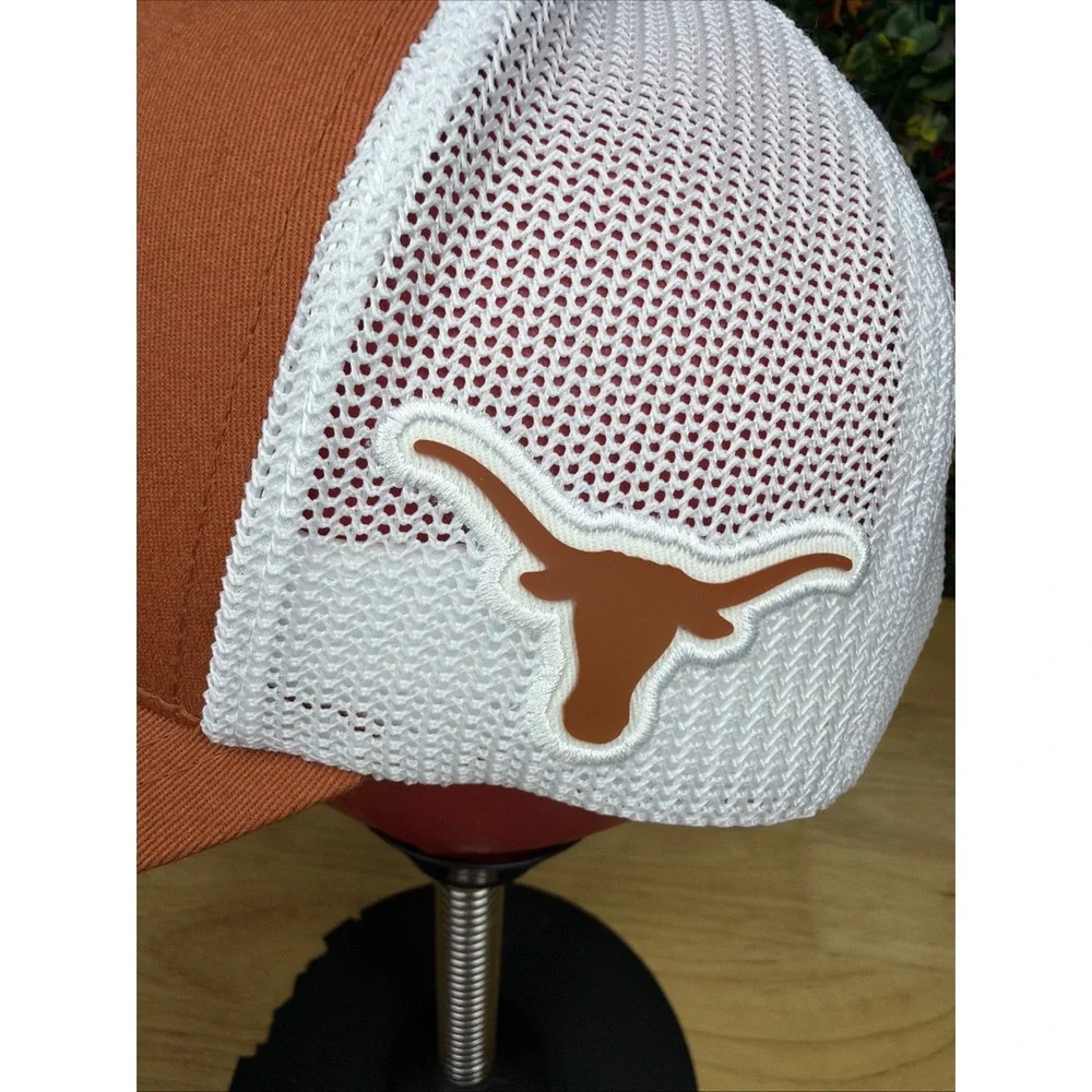Texas Longhorns UT Columbia PFG Orange Fishing FlexFit‎ 110 Hat Cap L/XL NCAA